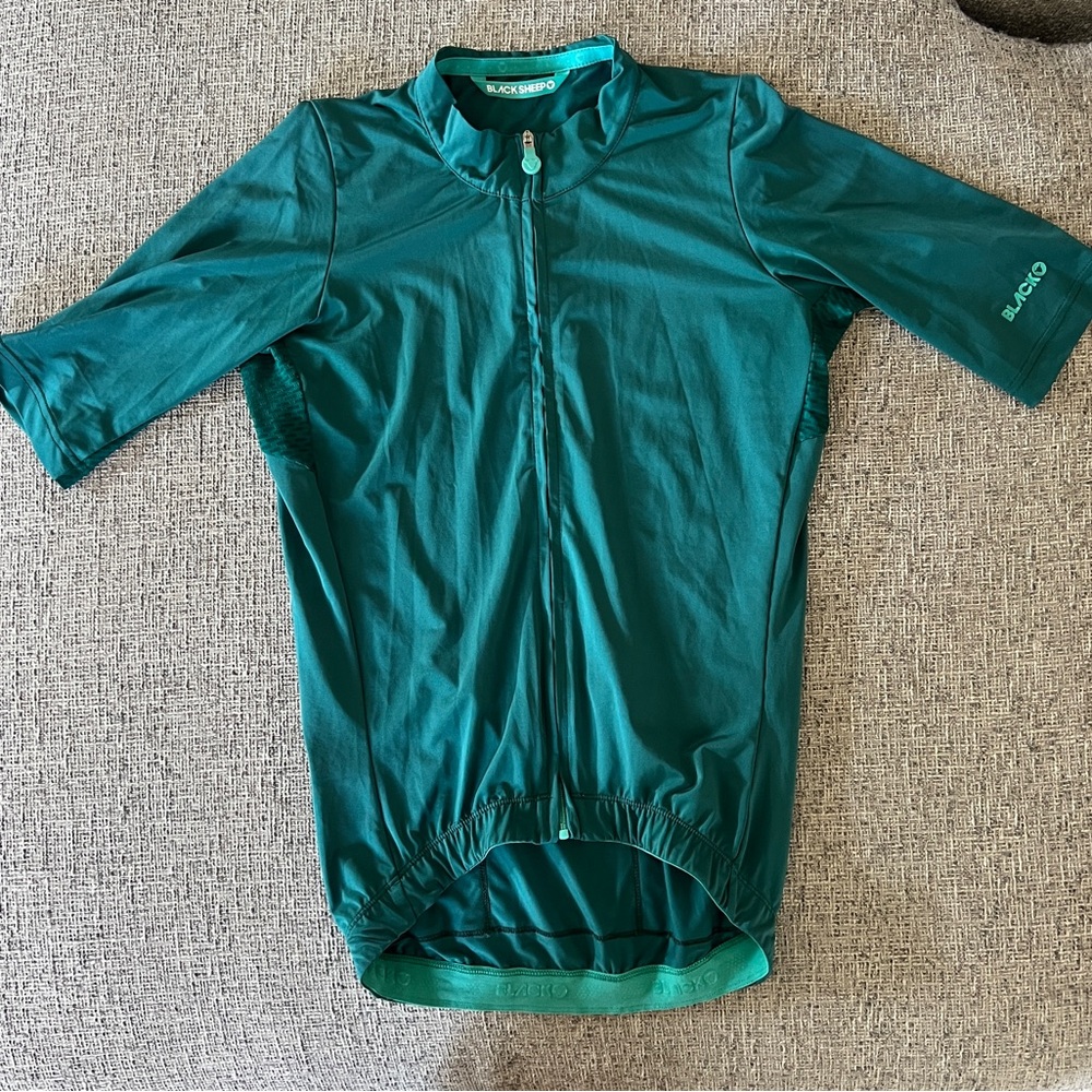 Black Sheep Cycling Women's Teal Cycling Jersey (sz Sm)